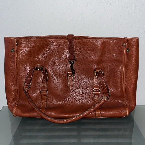 Levenger leather made in England tote bag - Picture 1 of 14